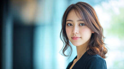 Obraz premium 若いリーダーのビジネスシーン Young leader in a business scene