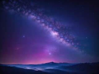 Night sky background. Galaxy background. Starry night sky.