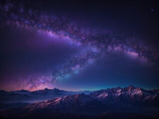 Night sky background. Galaxy background. Starry night sky.