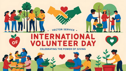 International Volunteer Day, December 5, Festivals in December around the world.