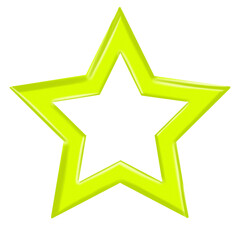 Green Star Icon: Guiding Light of Excellenc. This illustration can be used across various contexts, from educational materials to promotional materials, to highlight and emphasize key points.