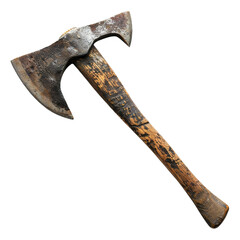 old rusty axe