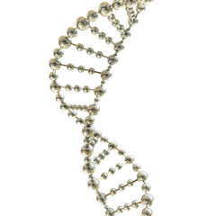 Fototapeta premium dna strand isolated on white