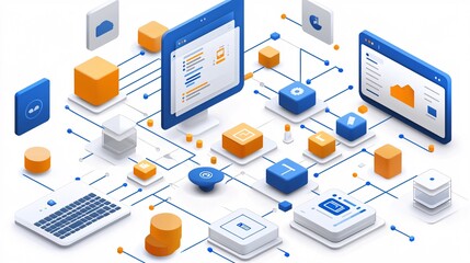 A user-friendly interface of a marketing automation platform, with real-time global data and CRM integration.