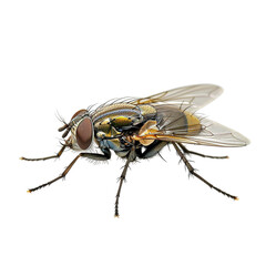 Fototapeta premium fly on white background
