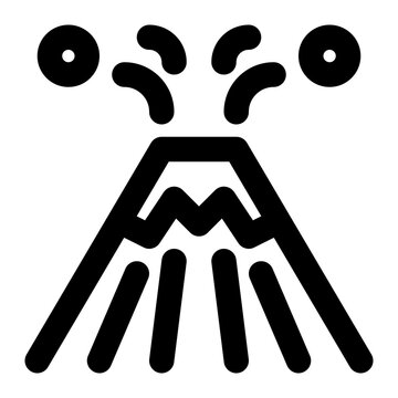 recommend clip art: volcanology, volcano, mountain, science, geology, volcanic, eruption outline icon