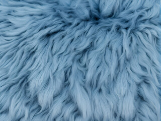 background texture of fur. rabbit fur blue color. blue fur