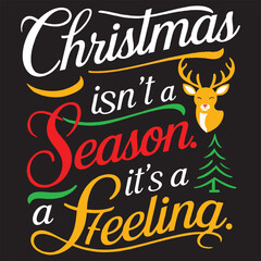 Christmas new t-shirt design AI generated