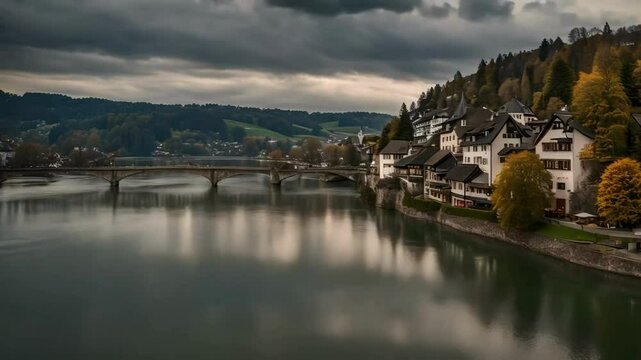 Canton of Schaffhausen, Stein am Rhein, Christmas tree on River Rhine, Switzerland, Eurpe,  switzerland travel guide, beautiful places in switzerland, best spots to visit in switzerland, besat spots t
