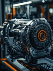 Fototapeta premium Machine in Factory