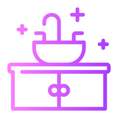 faucet gradient icon