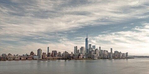 Aerial View of New York City, Midtown.