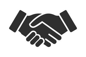 Naklejka premium Handshake icon, Business agreement handshake vector