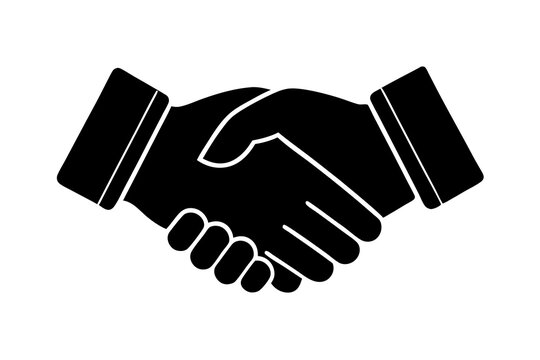 recommend clip art: Handshake icon, Business agreement handshake vector
