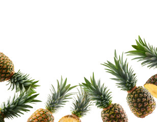 Fototapeta premium Transparent pineapple Floating