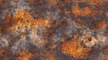 Close-up of a rusted metal surface displaying vibrant colors and textures, showcasing the beauty in decay and corrosion for artistic purposes.
