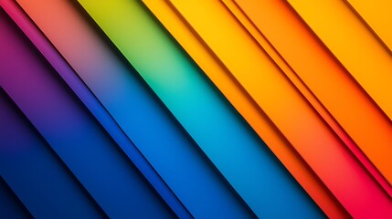 Fototapeta premium Vibrant gradient background with colorful diagonal stripes, perfect for creative projects and modern designs.