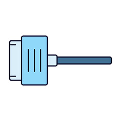 VGA Connector Flat Design Icon