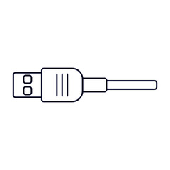 USB Connector Outline Illustration