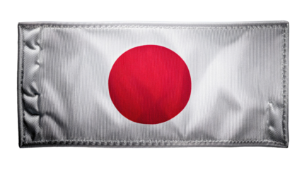 japan country flag on white background