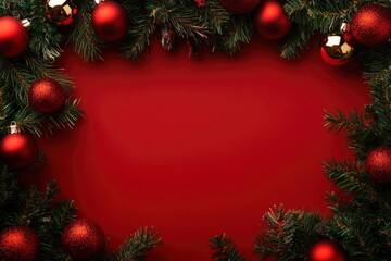 isolated empty christmas background for text with generative ai