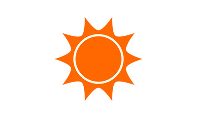 Unique Sunset logo design template