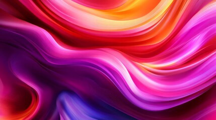 Obraz premium Vibrant abstract colors swirling in a mesmerizing pattern, perfect for background or artistic design projects. High resolution and vivid hues.