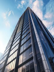 Generic modern building symbol of success.