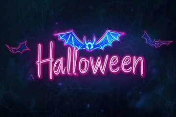 Naklejka premium neon vector text 