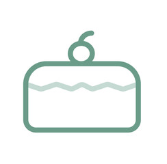 icon line two tune - cake
