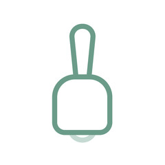 Obraz premium icon line two tune - bell