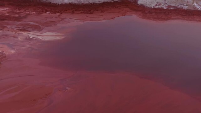 Red Artificial Lake As Cause Of Toxic Aluminum Waste