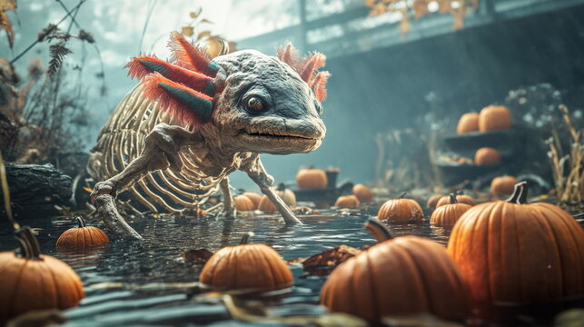 Axoloti Pumpkin Fall.