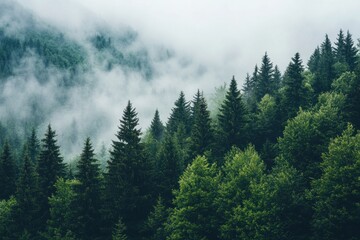 Fototapeta premium Misty Forest