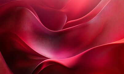 Obraz premium Cherry red color abstract smock shape background design. 