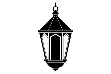 

Islamic lantern light vector silhouette, Ramadan Islamic lanterns vector illustration

