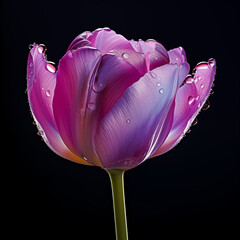 Purple tulip