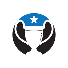 Trophy icon vector illustration design