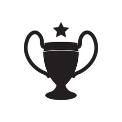 Trophy icon vector illustration design