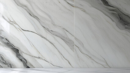 Obraz premium Statuario Marble: Luxurious Beauty with Pure White Hues