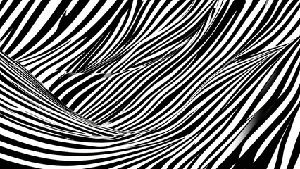 Black and White Stripes Background: Classic and Modern Contrasting Design