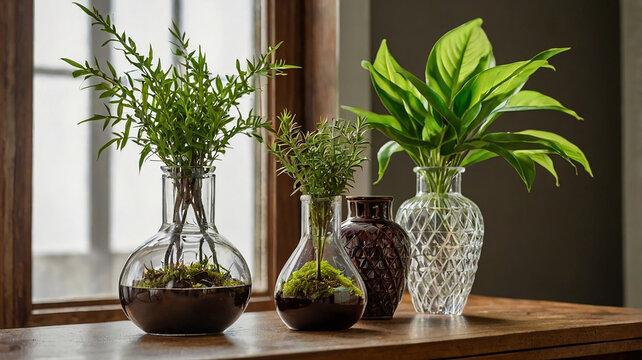 plants in vaces
