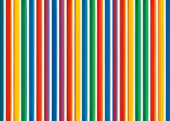 Obraz premium Bright blue and sunny yellow take turns on the stage, followed by a gentle green, a fiery red,