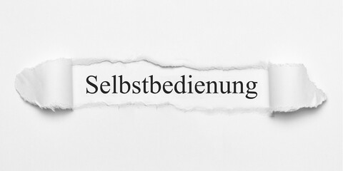 Selbstbedienung	