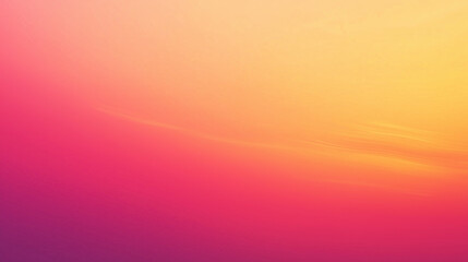 Naklejka premium Vibrant gradient background in pink, orange, and yellow, sunset color transition