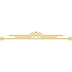 Art Deco Geometric Line