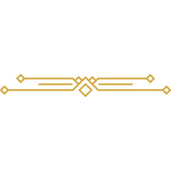 Art Deco Geometric Line