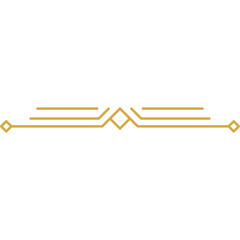Art Deco Geometric Line