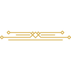 Art Deco Geometric Line