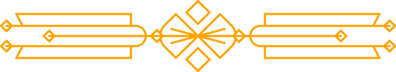 Obraz premium Art deco Geometric Line